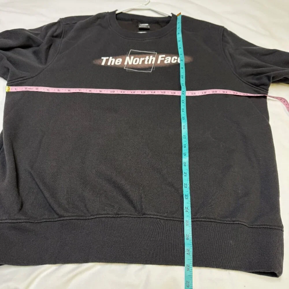 The North Face Mixed-Media‎ Crew Sweatshirt Men’s XL Black EUC